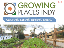 Tablet Screenshot of growingplacesindy.org